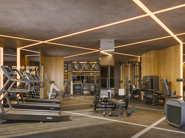 Perspectiva ilustrada do fitness